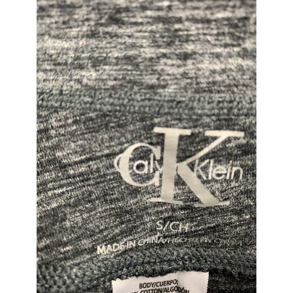Calvin Klein Performance NYC Leggings Womens size small Gray Spellout Athletic - Picture 3 of 5